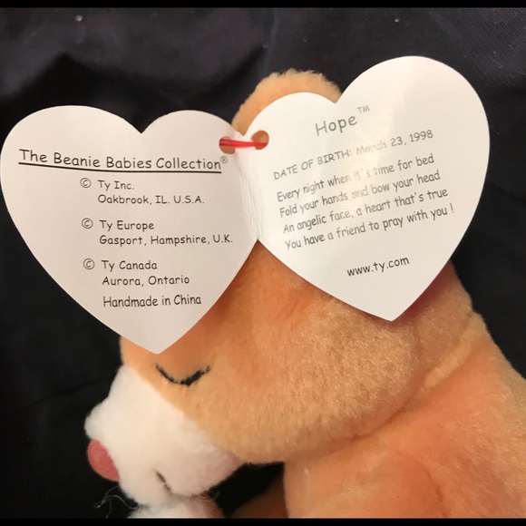 Ty Beanie “Hope” with errors - Picture 3 of 4